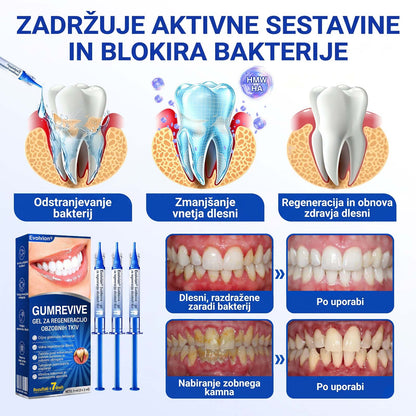 🦷 Evolvion® GumRevive gel za obnovo parodontalnega tkiva🍓3️⃣