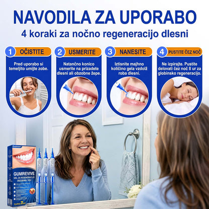 🦷 Evolvion® GumRevive gel za obnovo parodontalnega tkiva🍓3️⃣