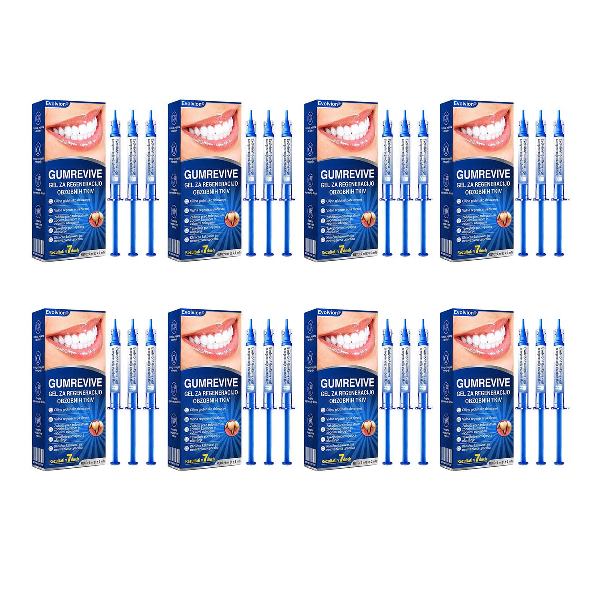 🦷 Evolvion® GumRevive gel za obnovo parodontalnega tkiva🍓3️⃣