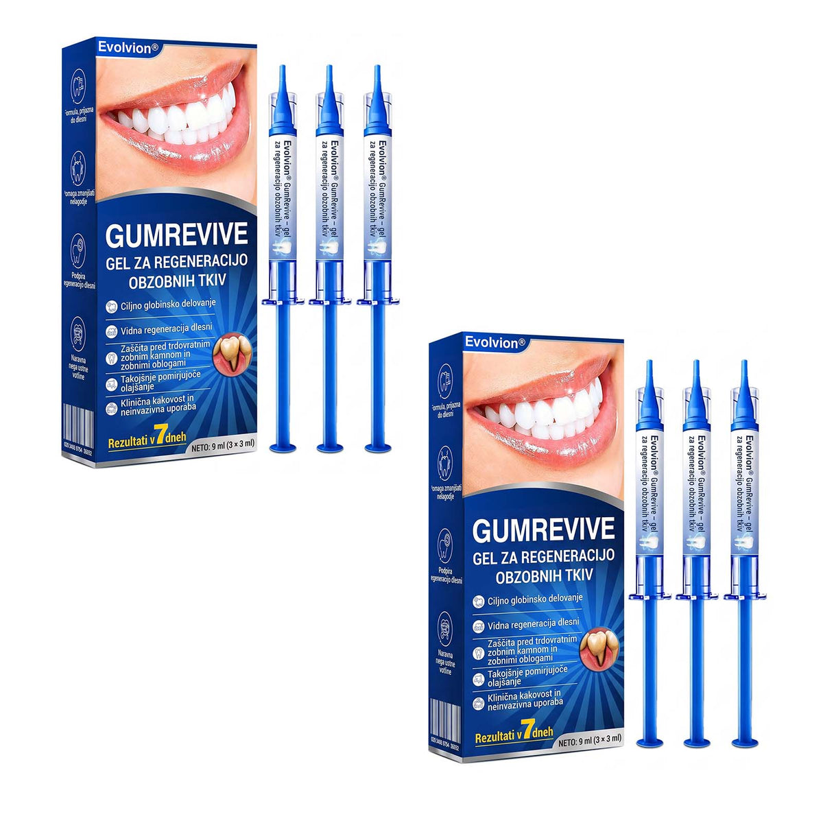 🦷 Evolvion® GumRevive gel za obnovo parodontalnega tkiva🍓3️⃣