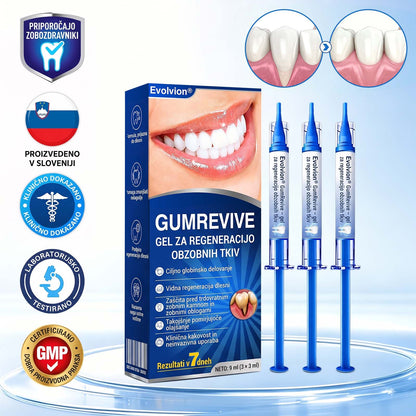 🦷 Evolvion® GumRevive gel za obnovo parodontalnega tkiva🍓3️⃣