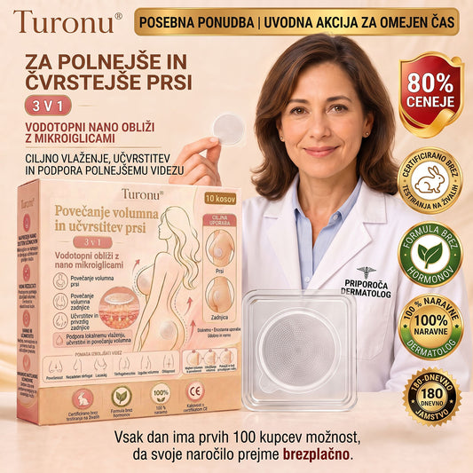 Turonu® 💥 Ciljni napredni nano-mikroiglični obliž za izboljšanje videza prsi 🍀1️⃣