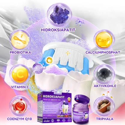 Uradna trgovina |𝑫𝒐𝒓𝒎𝒐𝒓𝒏𝒂® Prašek za obnovo zob z hidroksiapatitom✅Učinkovito obnavlja karies, težave z dlesnimi, občutljivost zob, razjede v ustih in rumenenje zob, hkrati pa znatno izboljšuje splošno zdravje ustne votline🧑‍⚕️