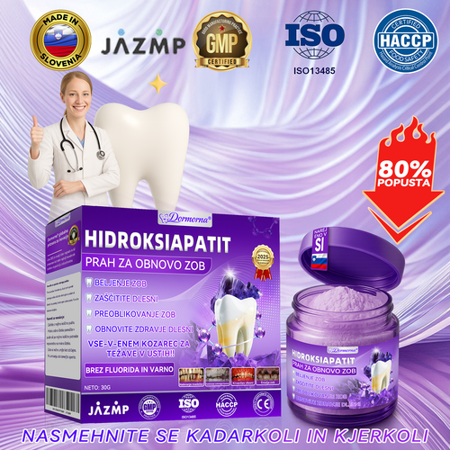 Uradna trgovina |𝑫𝒐𝒓𝒎𝒐𝒓𝒏𝒂® Prašek za obnovo zob z hidroksiapatitom✅Učinkovito obnavlja karies, težave z dlesnimi, občutljivost zob, razjede v ustih in rumenenje zob, hkrati pa znatno izboljšuje splošno zdravje ustne votline🧑‍⚕️